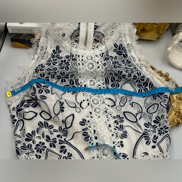 🆕 BRONX & BANCO 🧿 NWOT Santorini Fluted Hem Maxi Dress, Sz S / US 4 - Picture 16 of 17